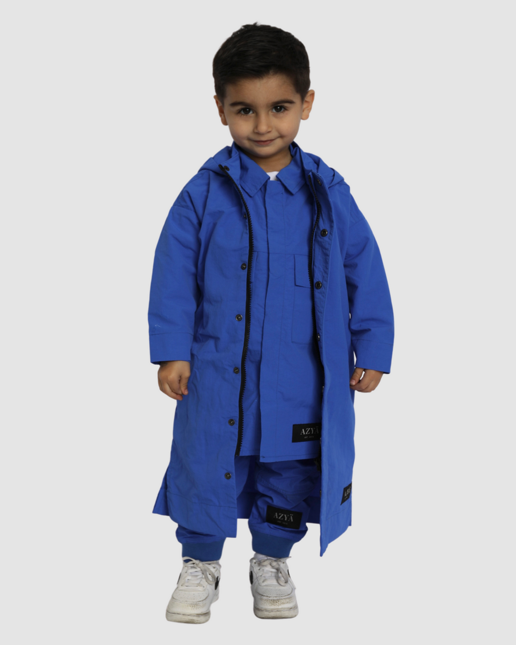 601P KIDS CUFFED TRACK PANT // COBALT BLUE