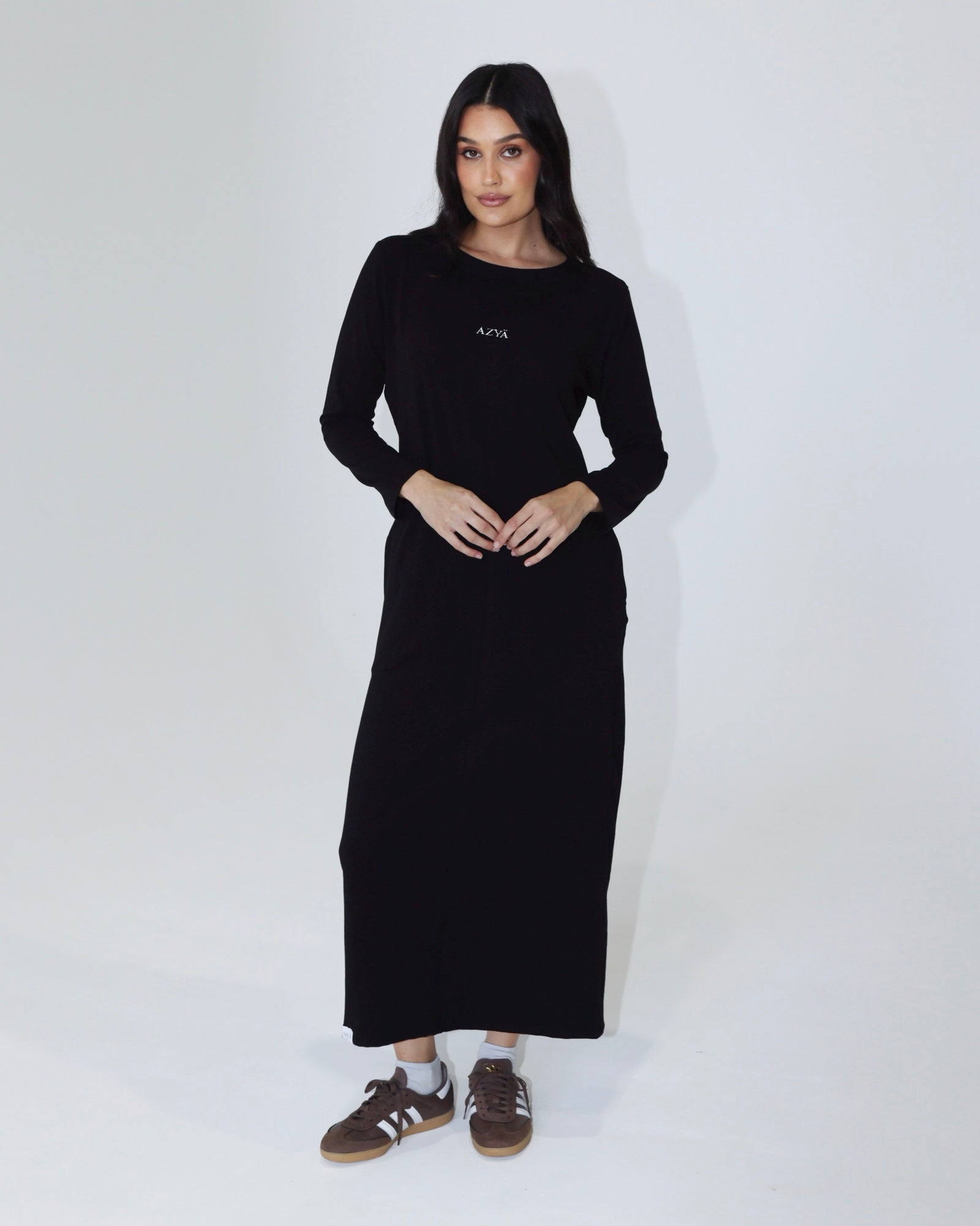 The 206 Organic Long-Sleeve Shirt // Black