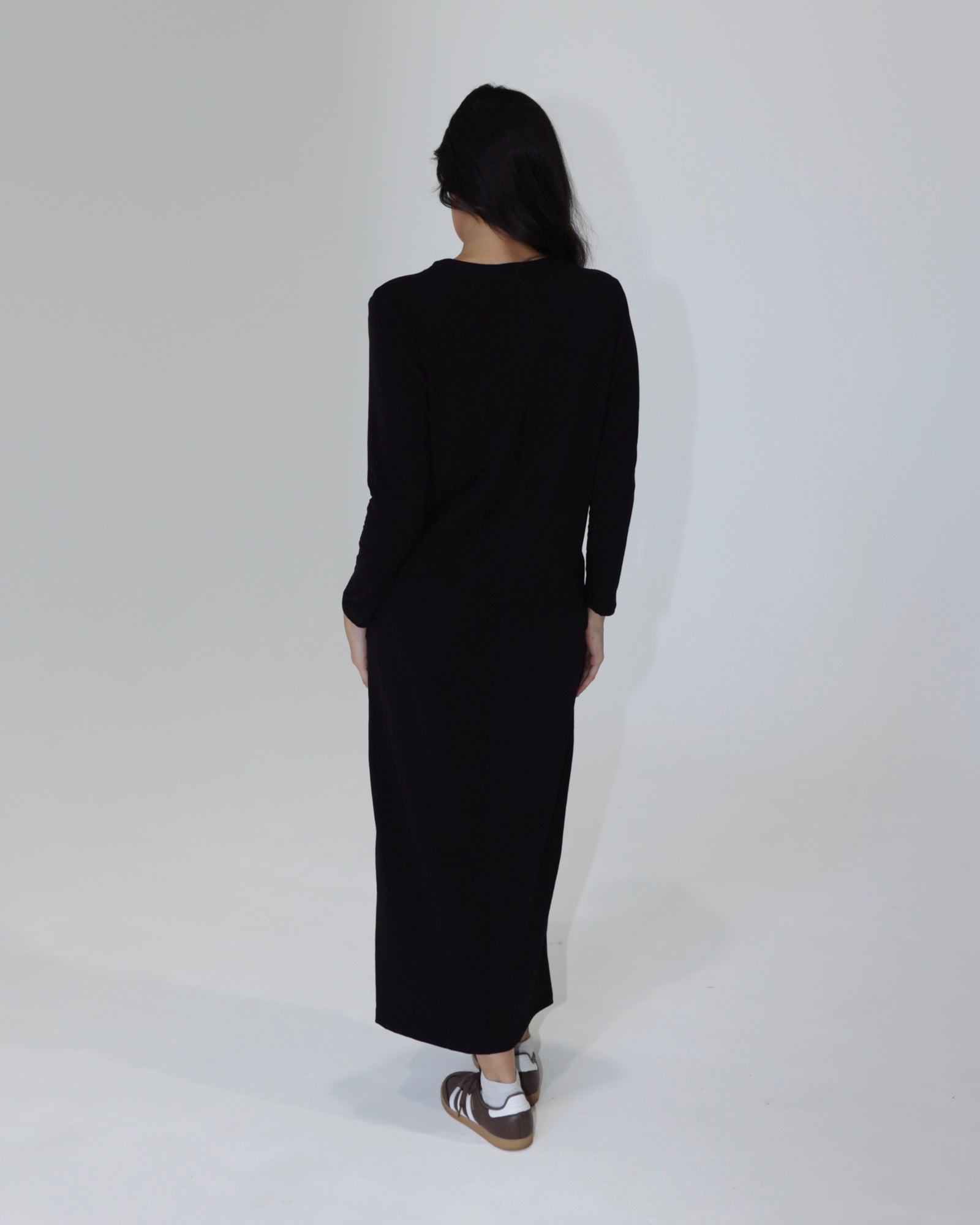 The 206 Organic Long-Sleeve Shirt // Black