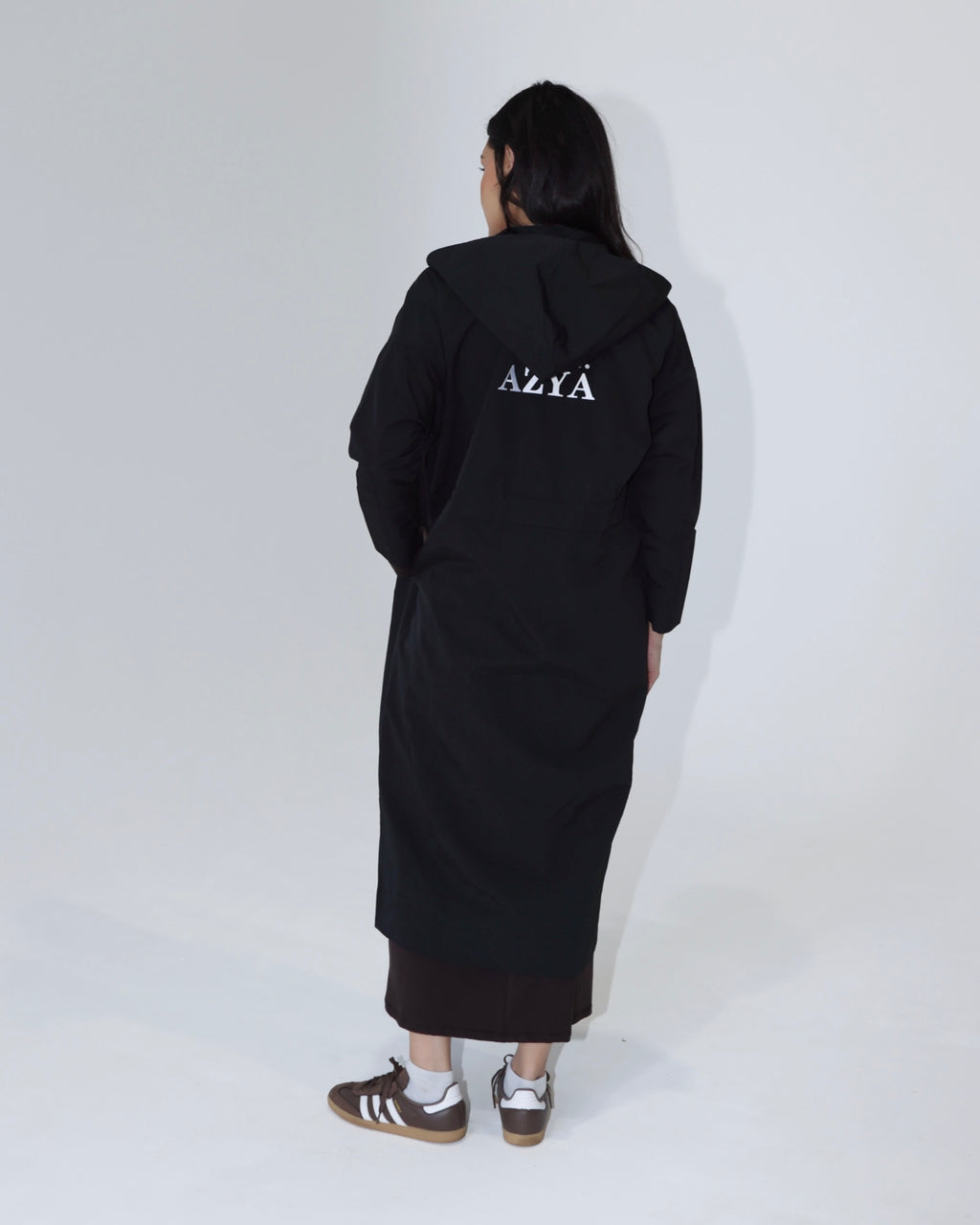 The 502 Maxi Spray Jacket // Black