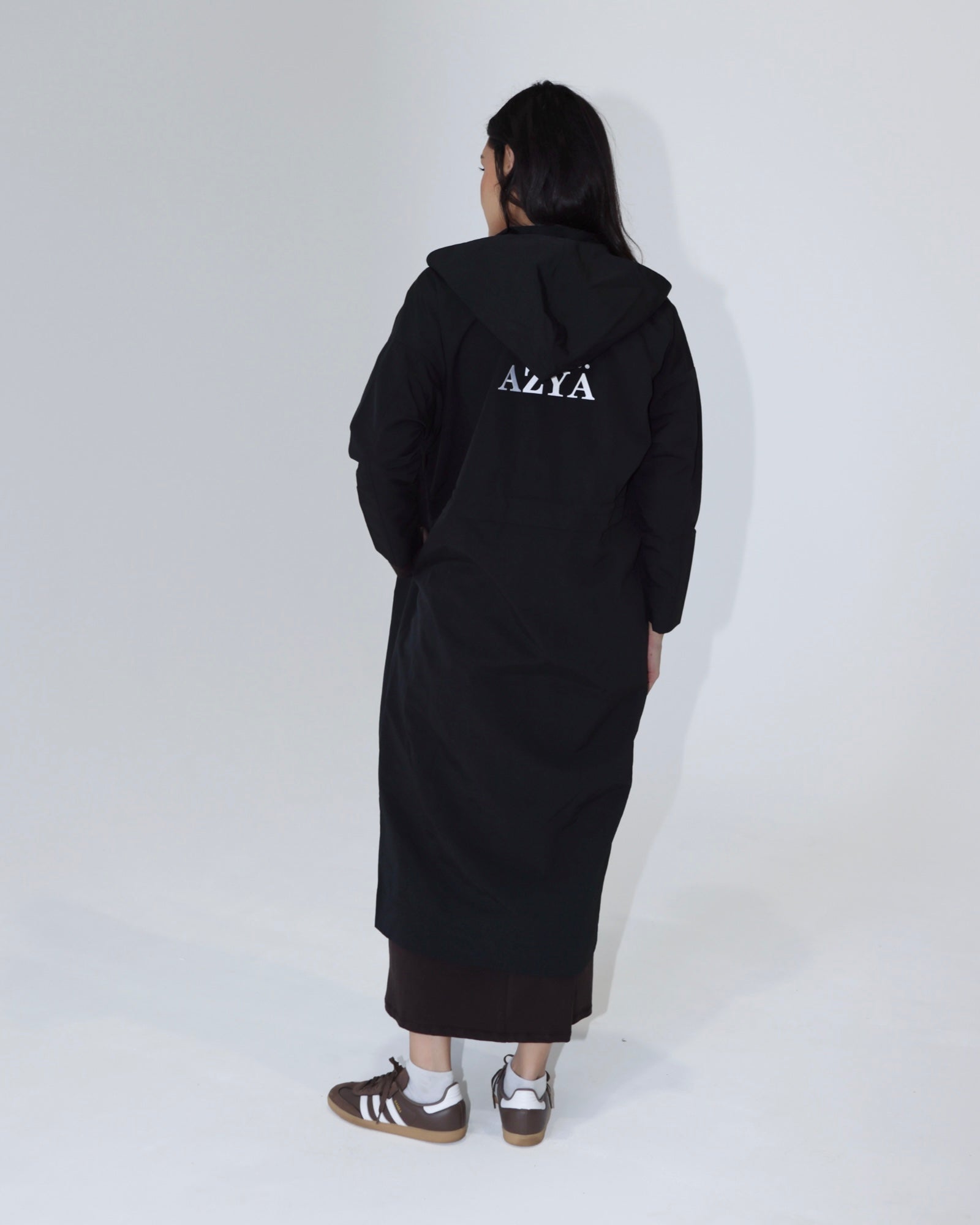 The 502 Maxi Spray Jacket // Black