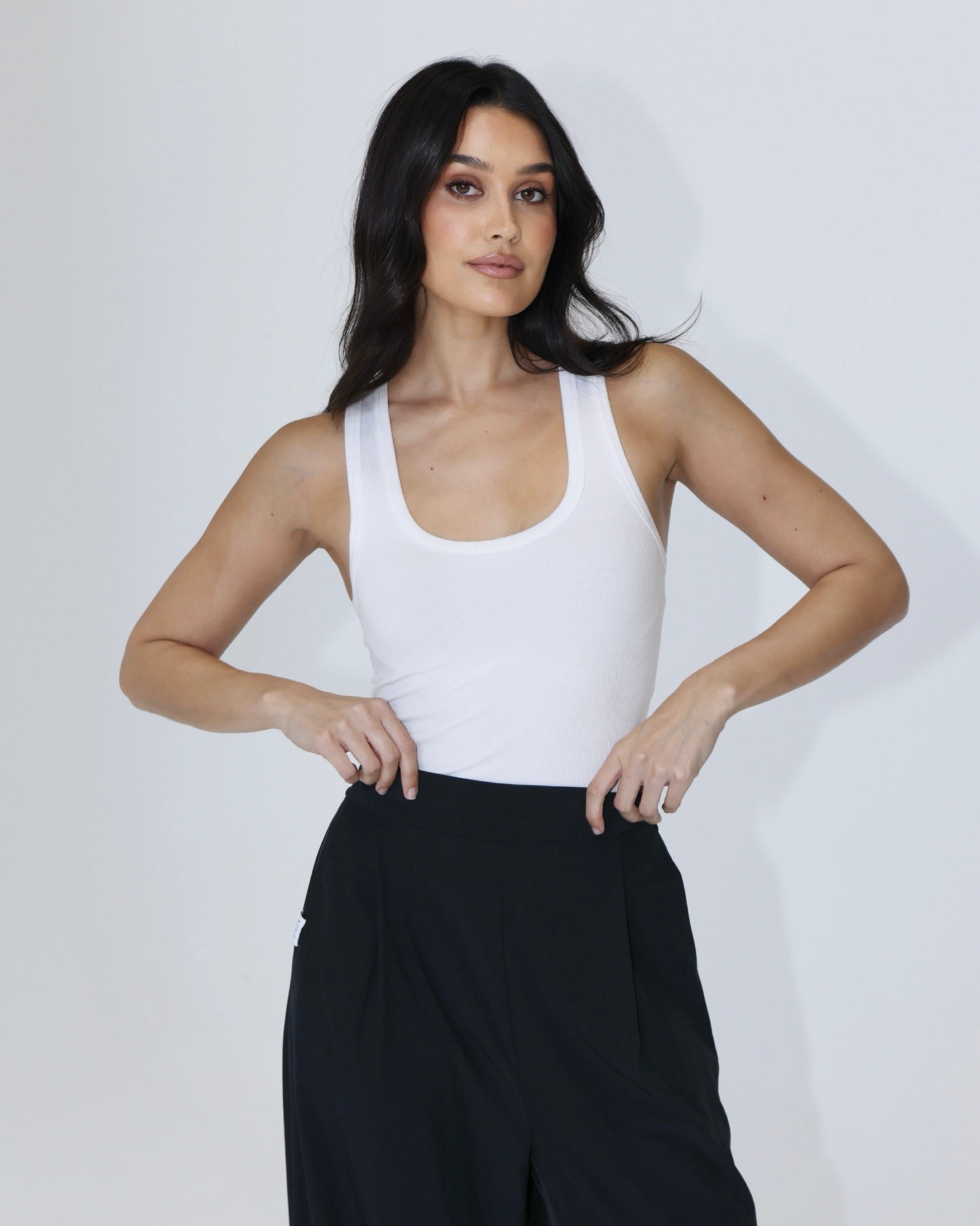 The 204 Wide-Leg Trousers // Black