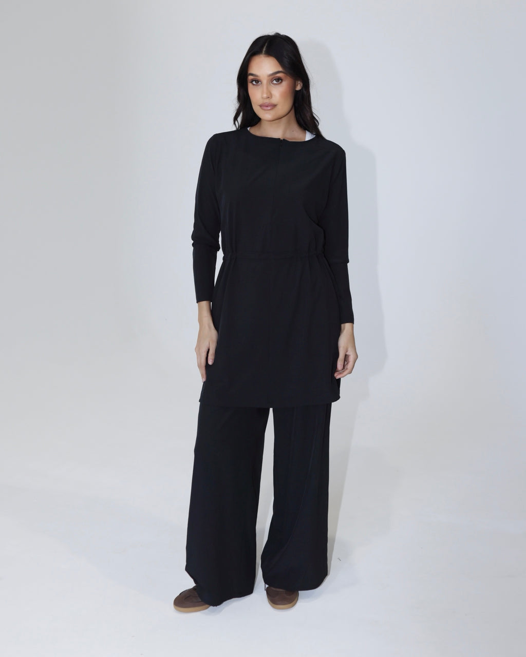 The 204 Wide-Leg Trousers // Black