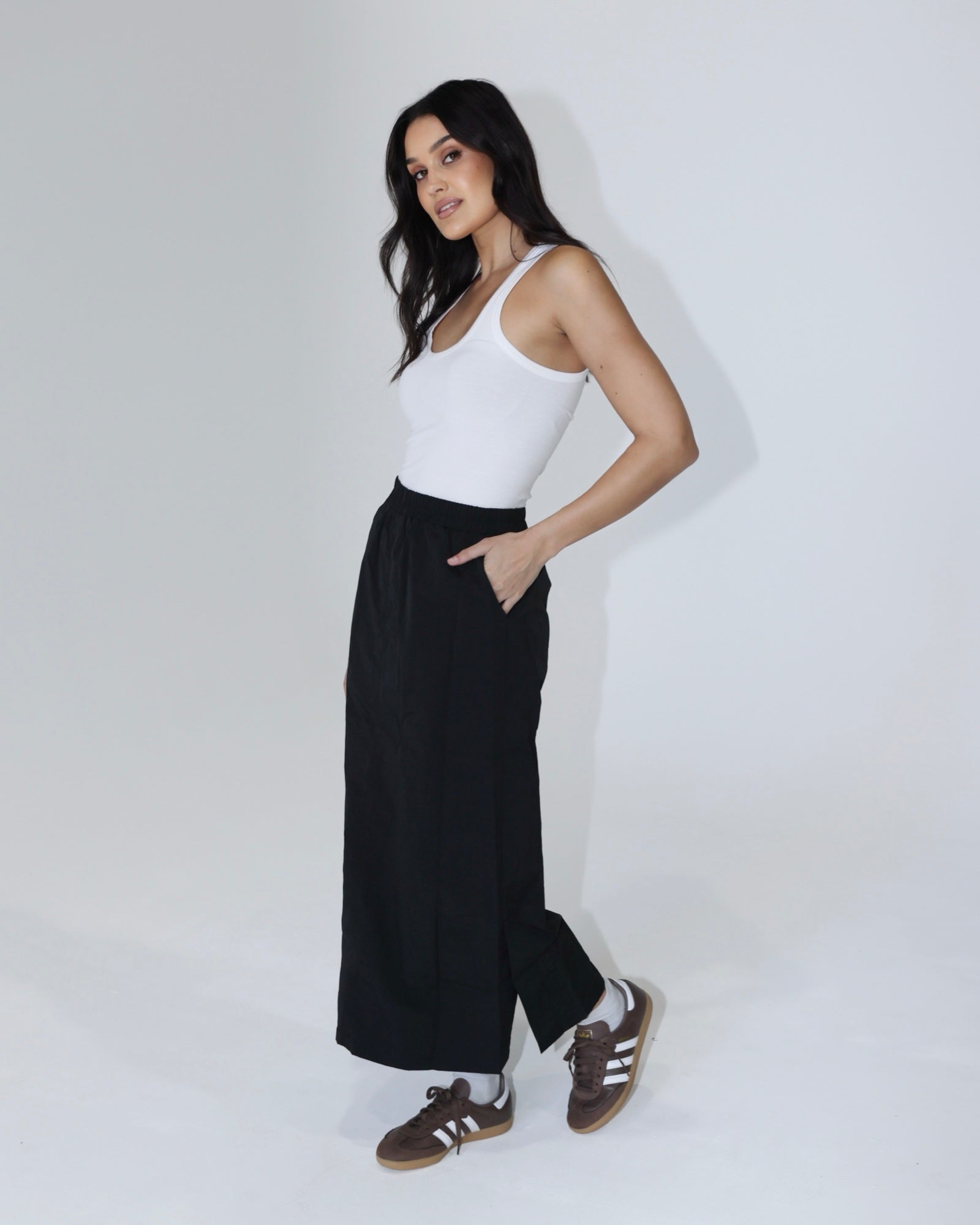 The 207 Maxi Spray Skirt // Black