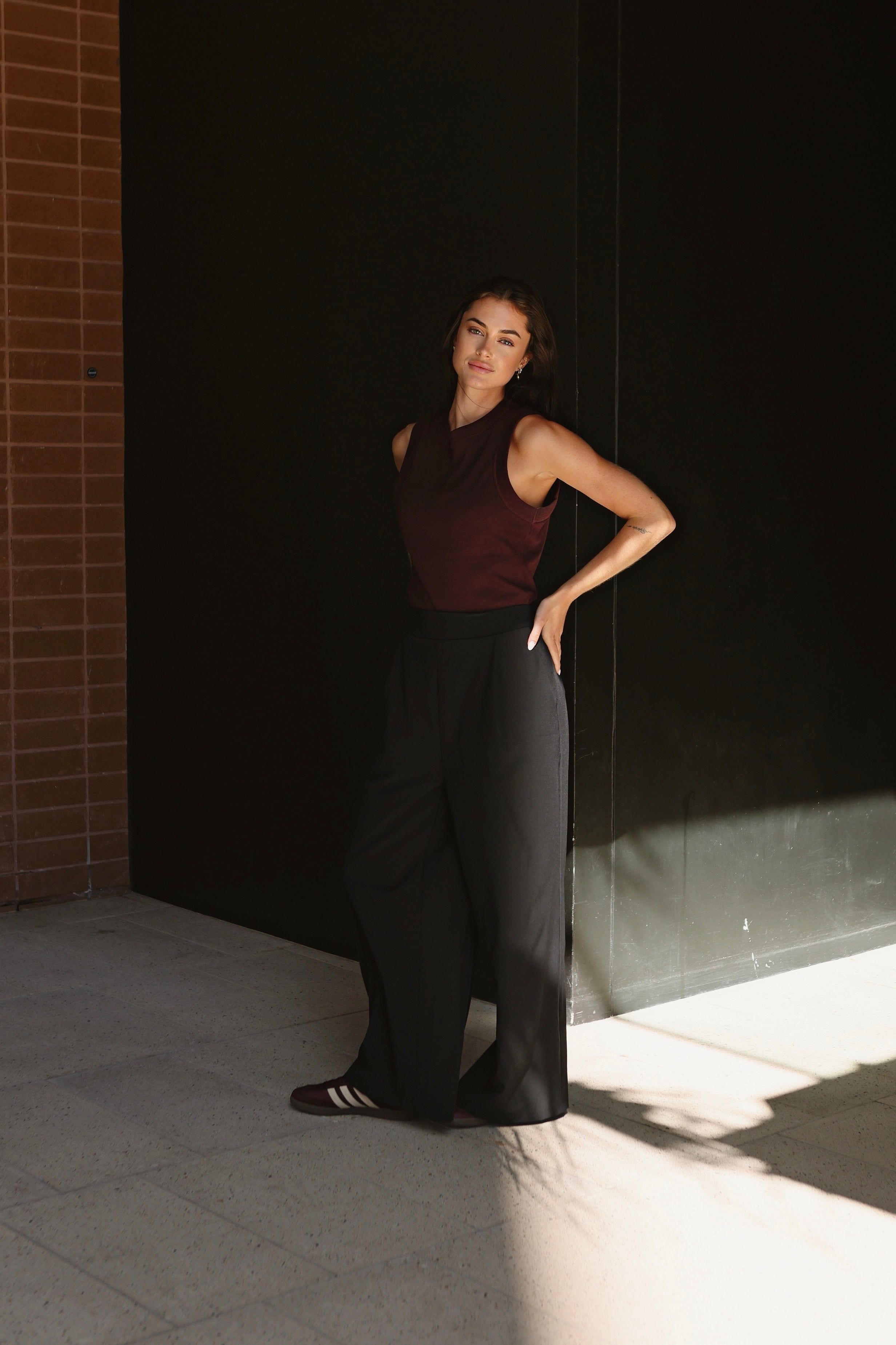 The 204 Wide-Leg Trousers // Black