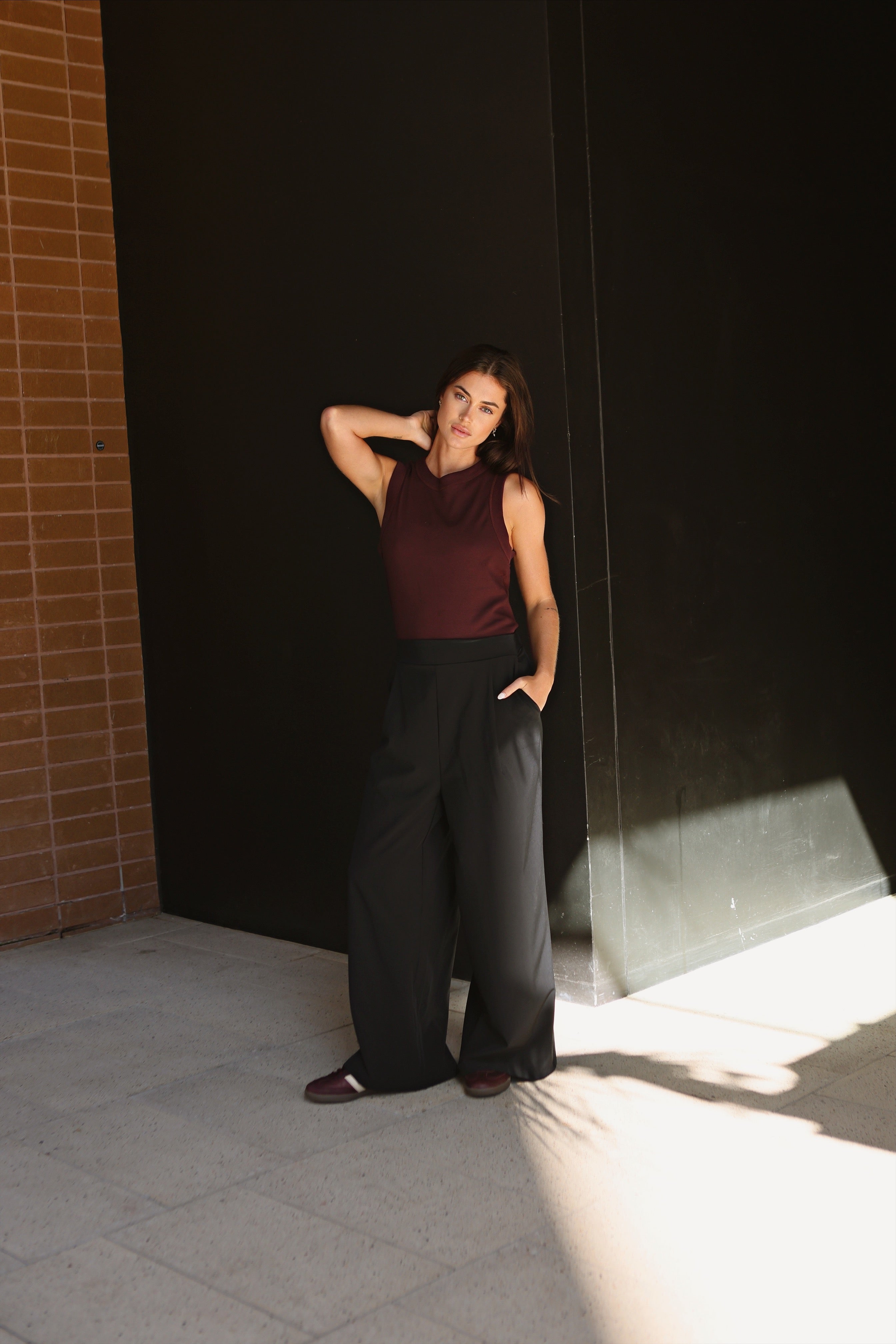 The 204 Wide-Leg Trousers // Black