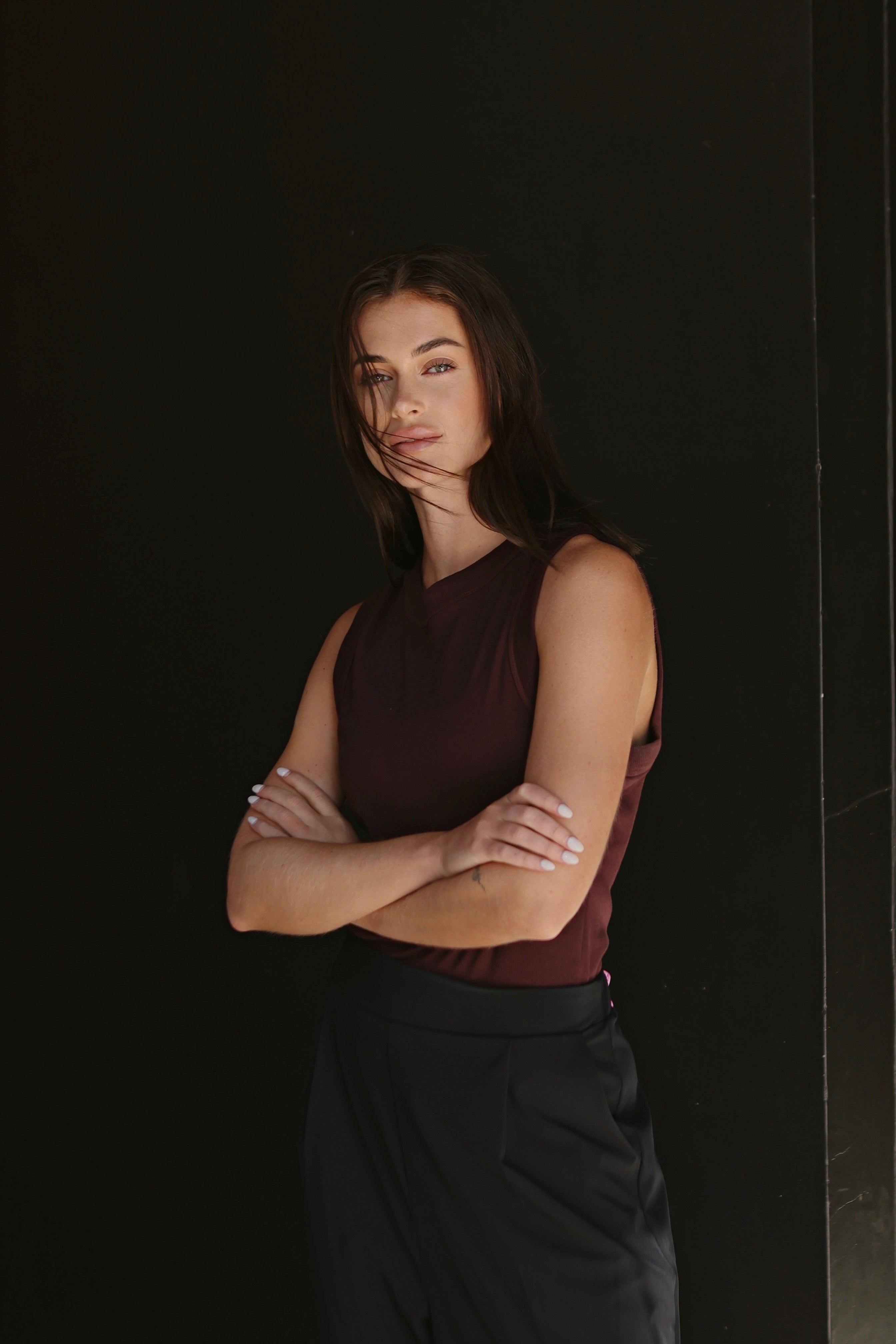 The 204 Wide-Leg Trousers // Black