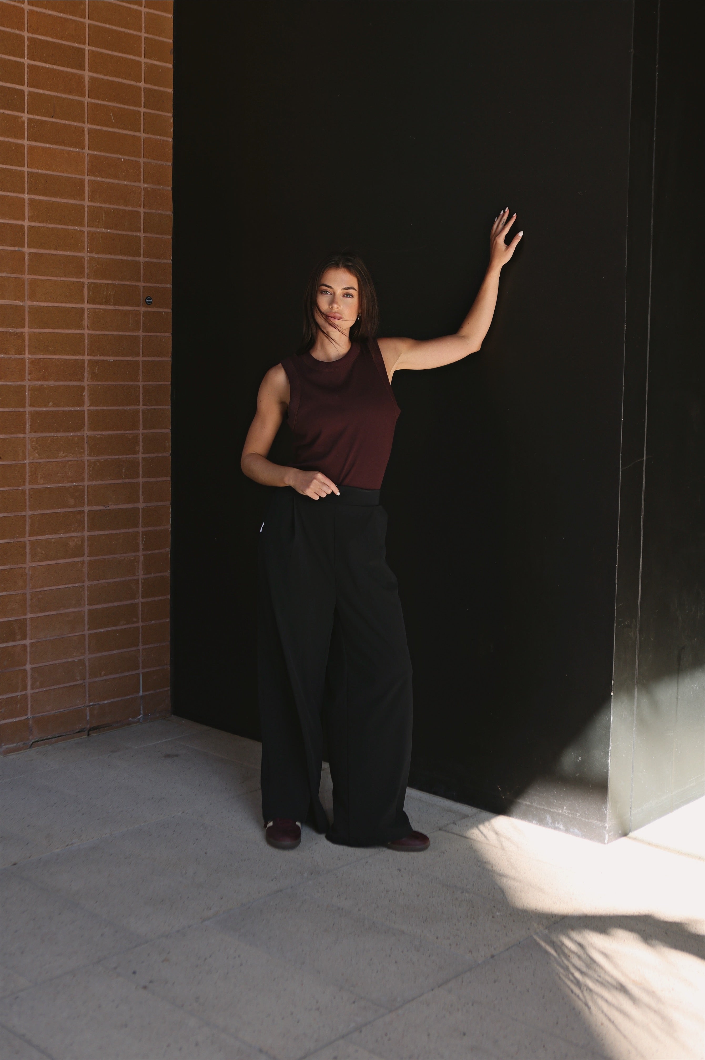 The 204 Wide-Leg Trousers // Black