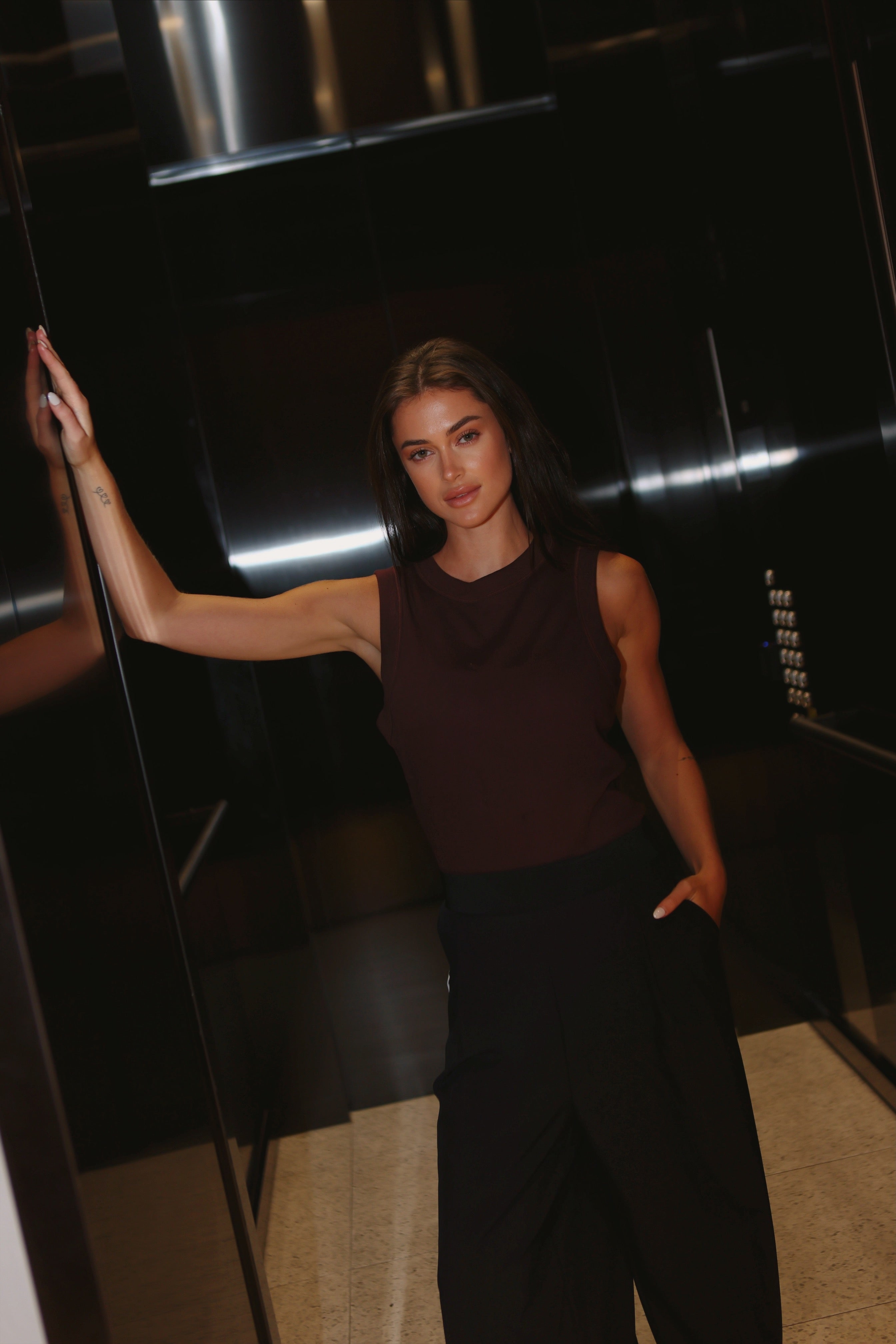 The 204 Wide-Leg Trousers // Black