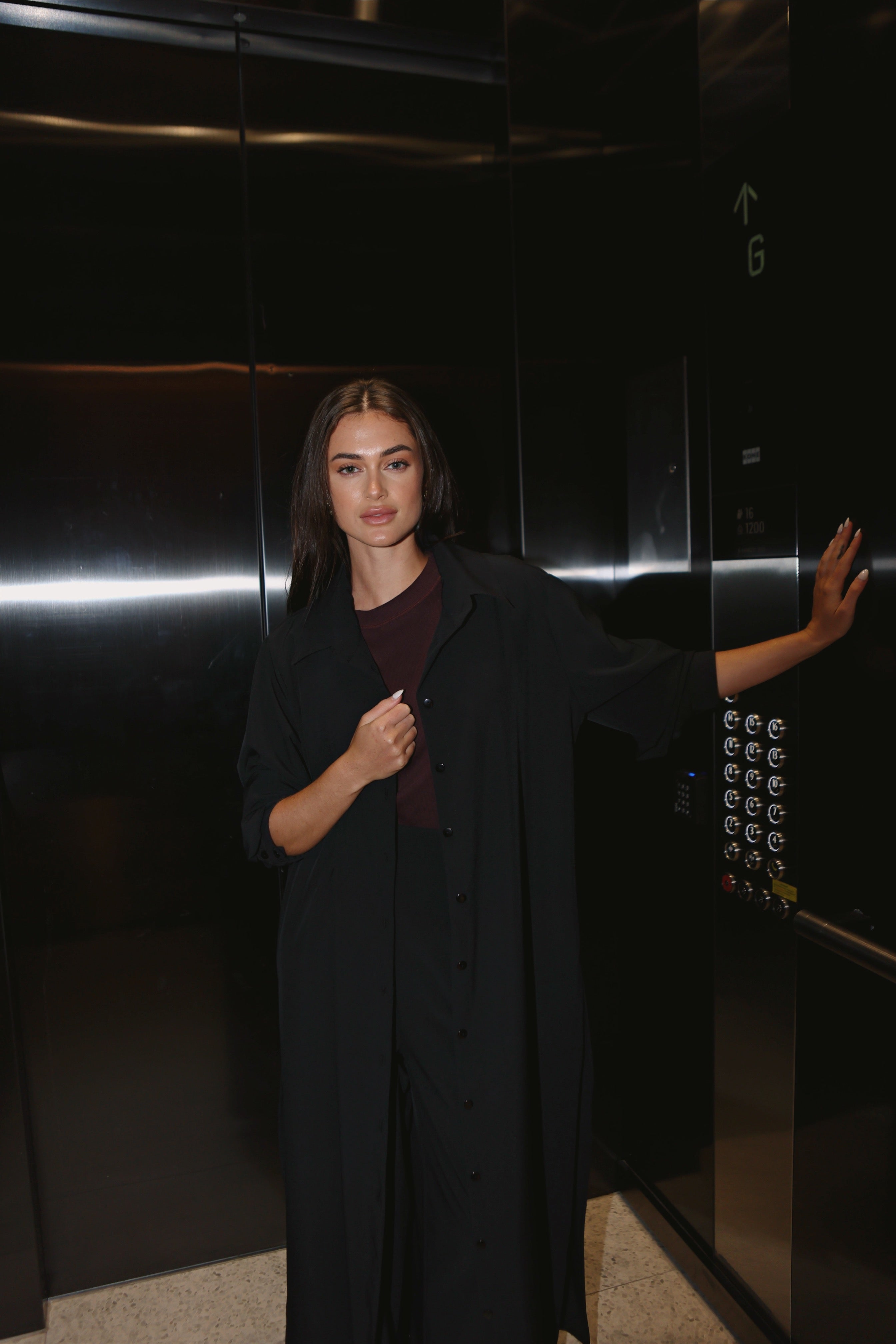 The 204 Wide-Leg Trousers // Black