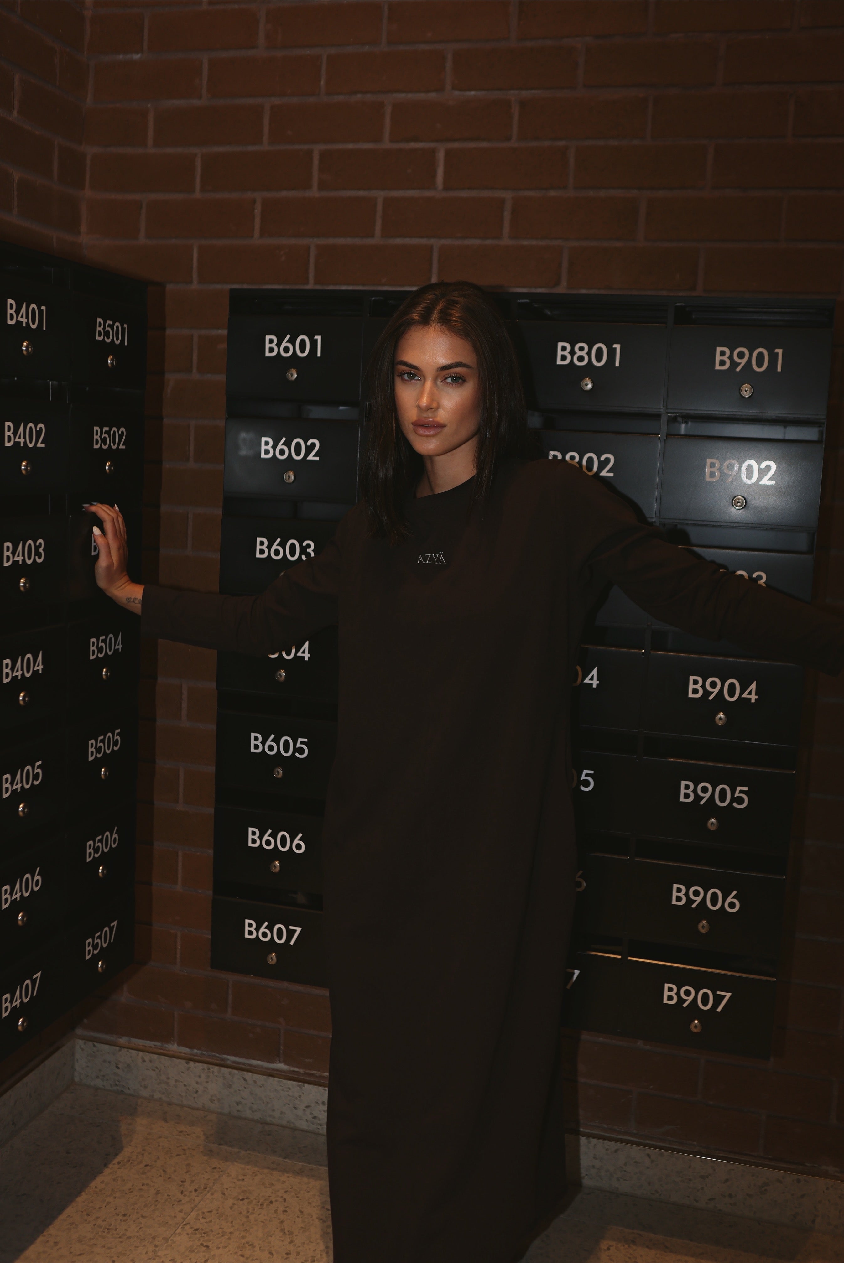The 206 Organic Long-Sleeve Shirt // Chocolate