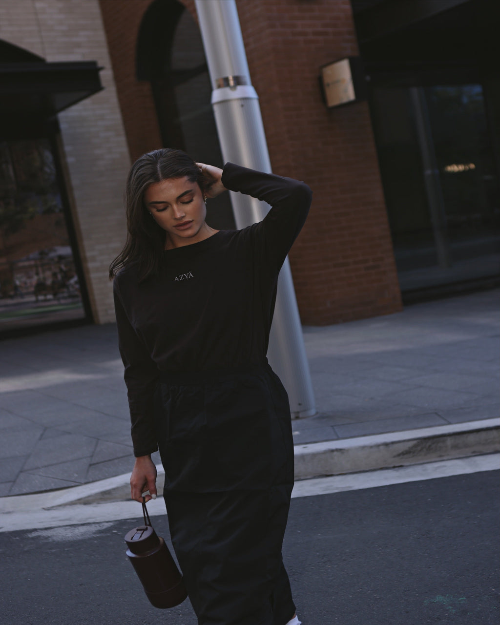The 207 Maxi Spray Skirt // Black
