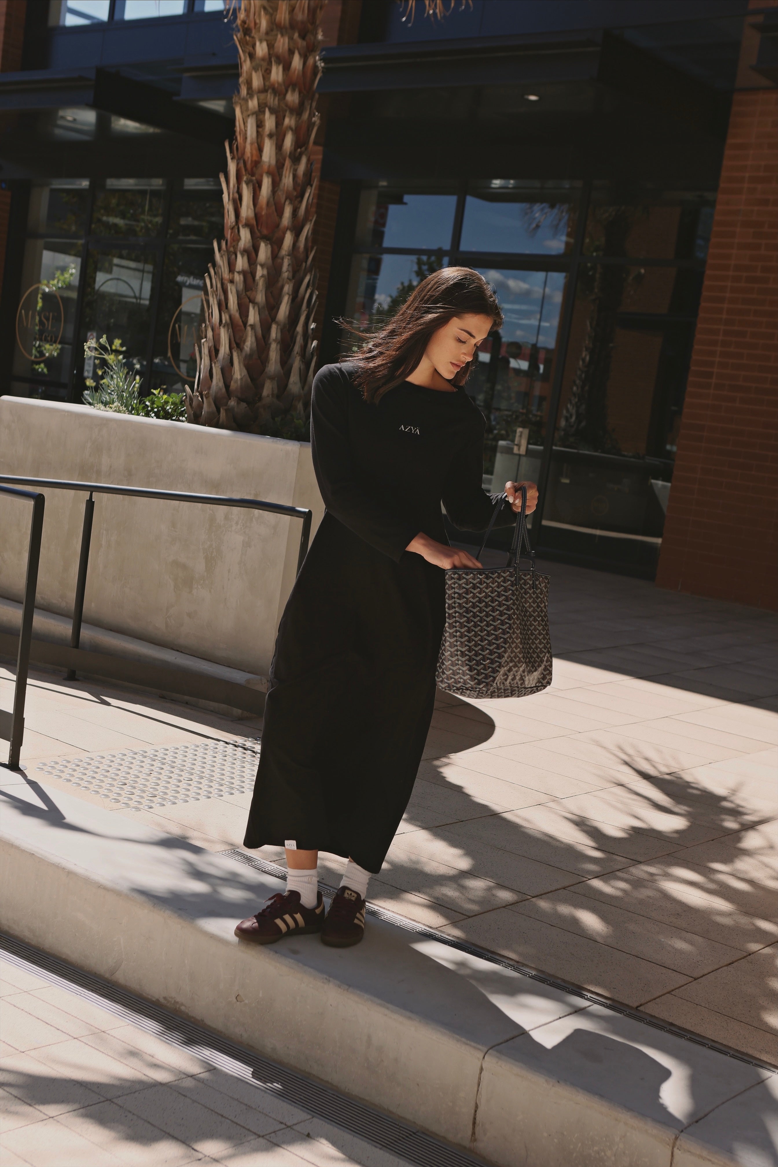 The 206 Organic Long-Sleeve Shirt // Black