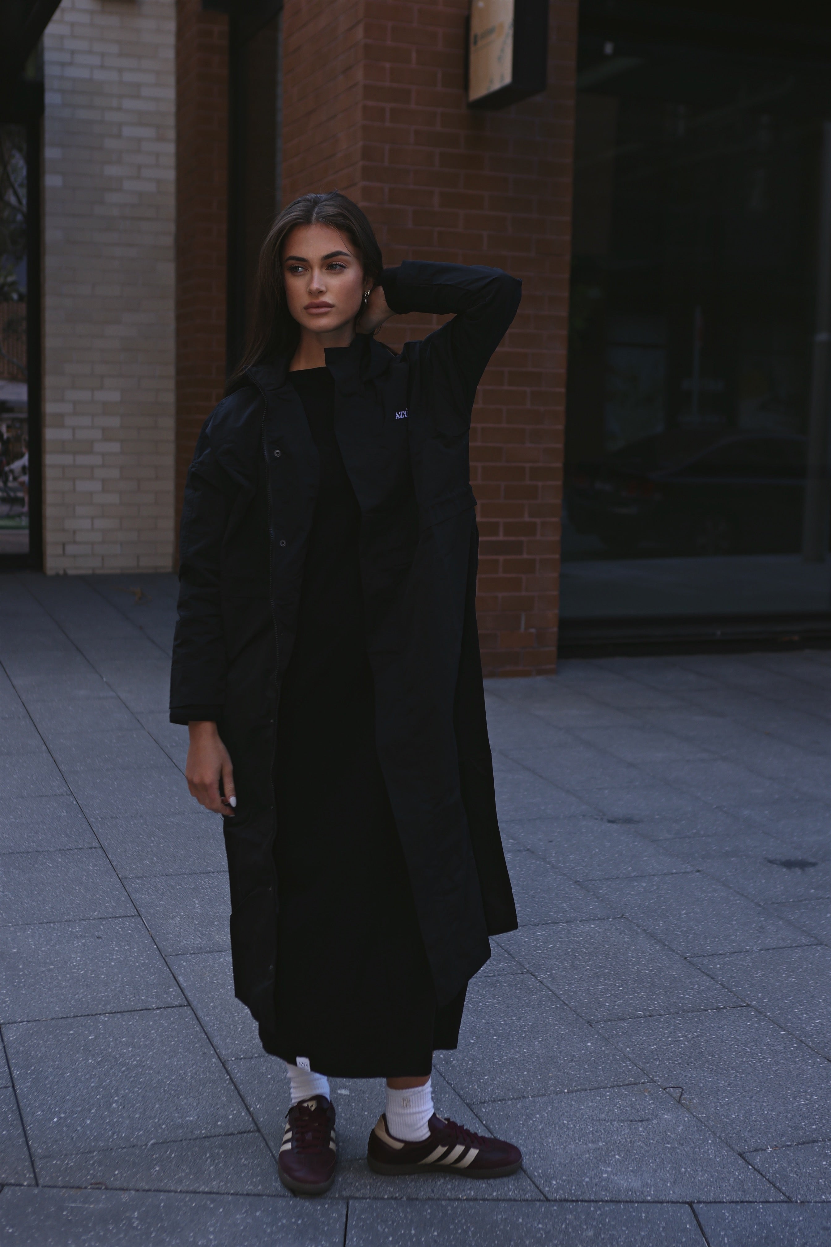 The 502 Maxi Spray Jacket // Black