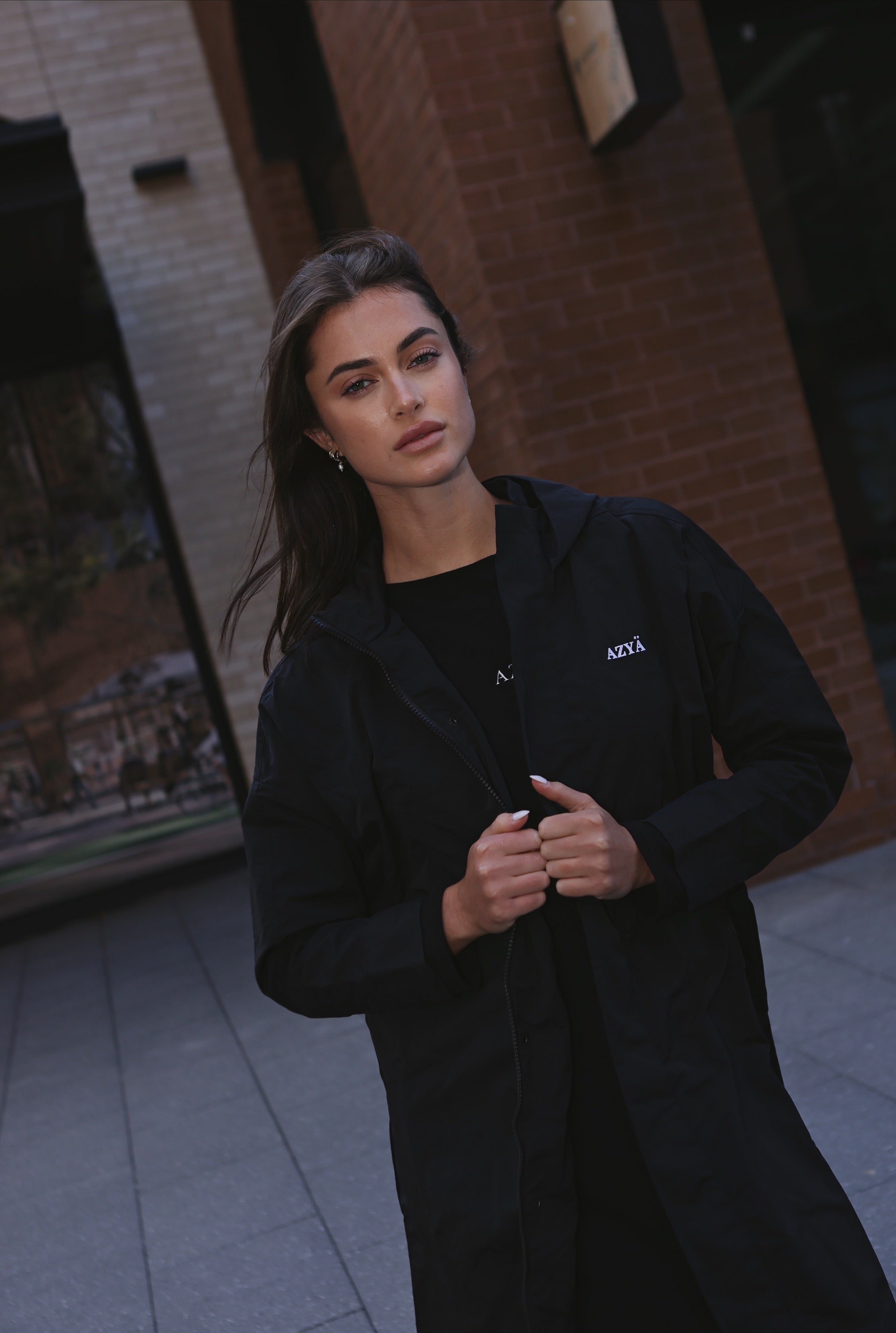 The 502 Maxi Spray Jacket // Black