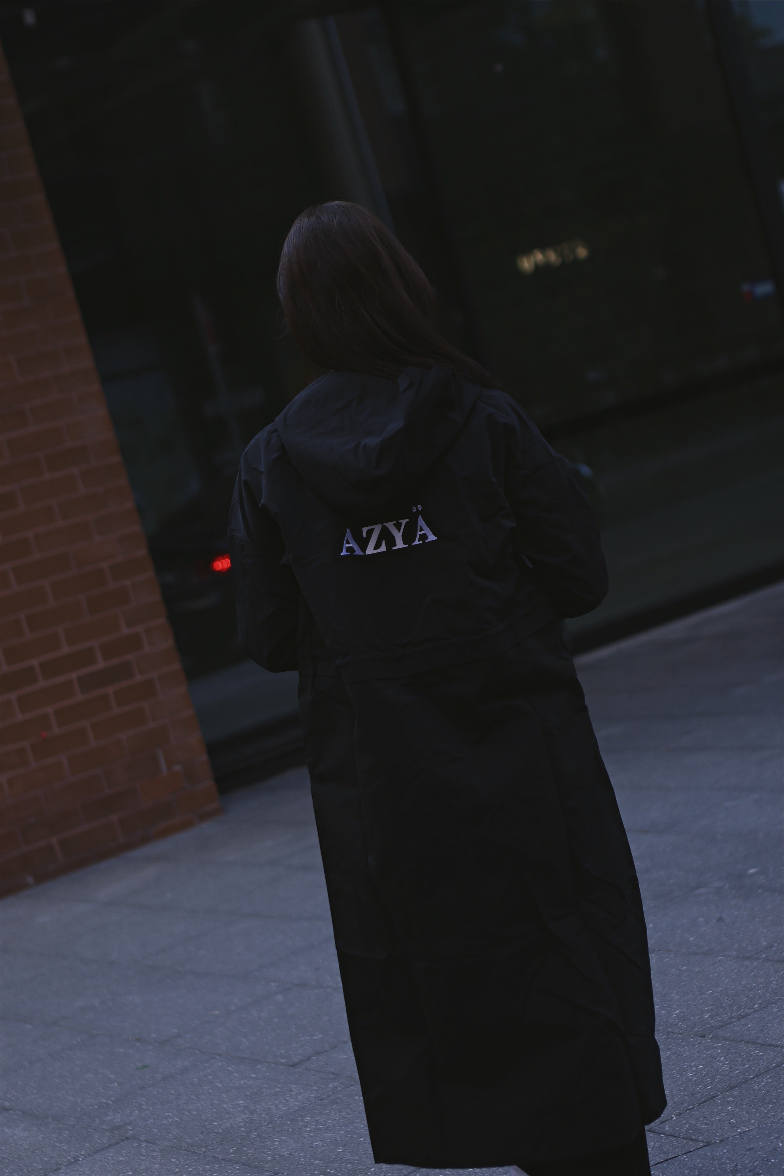 The 502 Maxi Spray Jacket // Black
