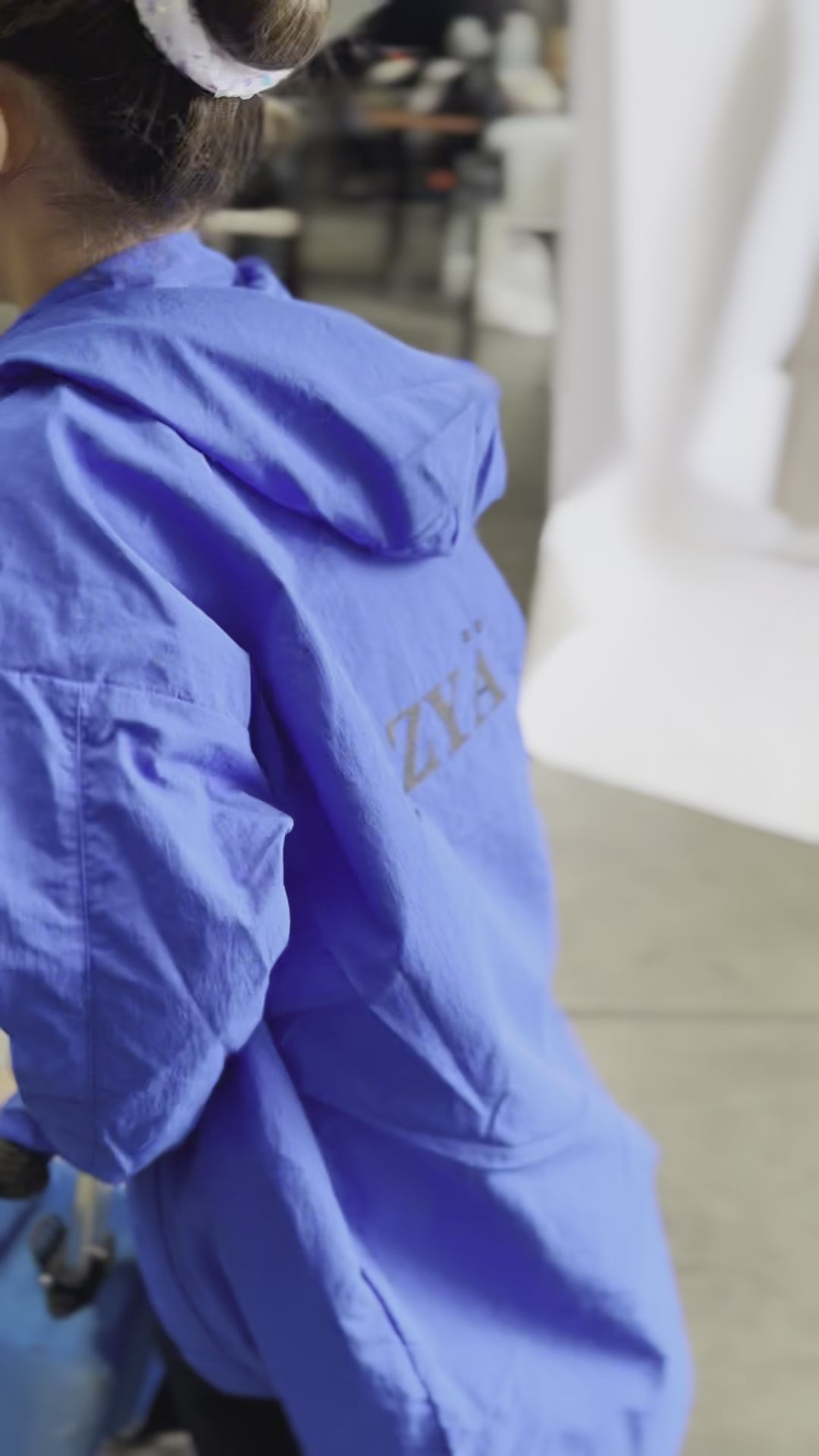 600 KIDS FULL-LENGTH JACKET // COBALT BLUE